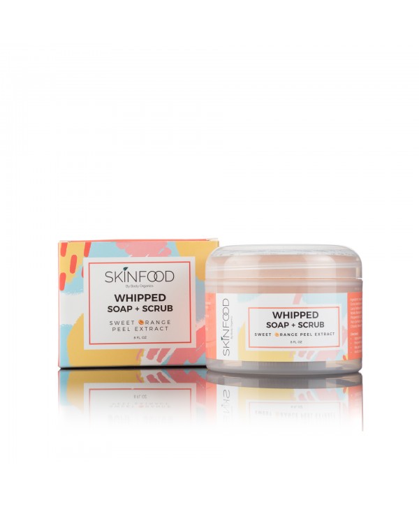 Whipped Soap + Scrub (Sweet Orange Peel  Extract)